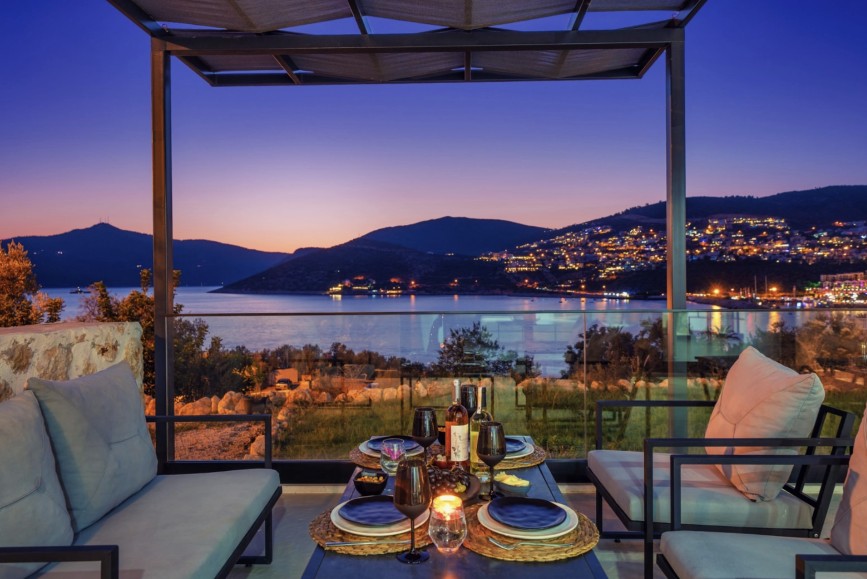 Breakfast on your villa terrace
